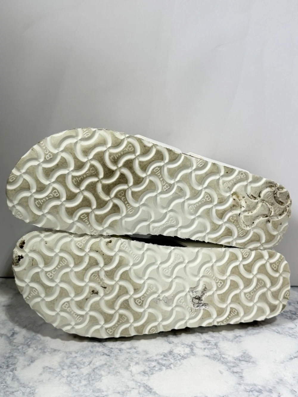 Birkenstock Betula Mia Soft White Narrow leather sandals women’s 11 men’s 9 - Picture 10 of 12